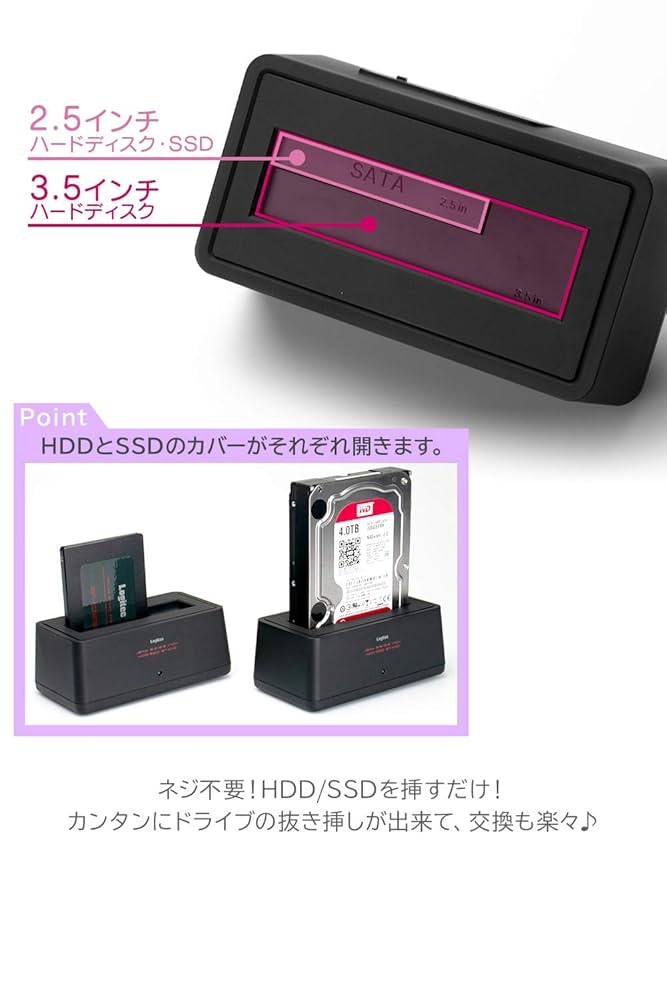 Amazon.co.jp: ロジテックダイレクト Type-C HDD / SSD ケース